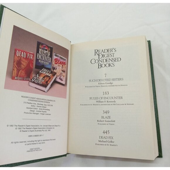 RD Sel Ed HC Vol 1 1992 | Vtg 1st Ed Leather Gilt NM Condensed Anthology - Picture 11 of 12